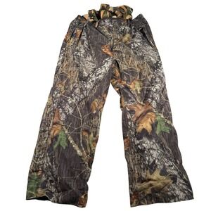 Guide Series Hunting Pants Mens XL Brown Mossy Oak Camo Tech-H2O Suspenders